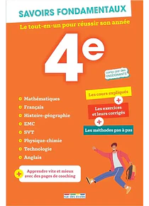 4e - Le tout-en-un pour réussir son année