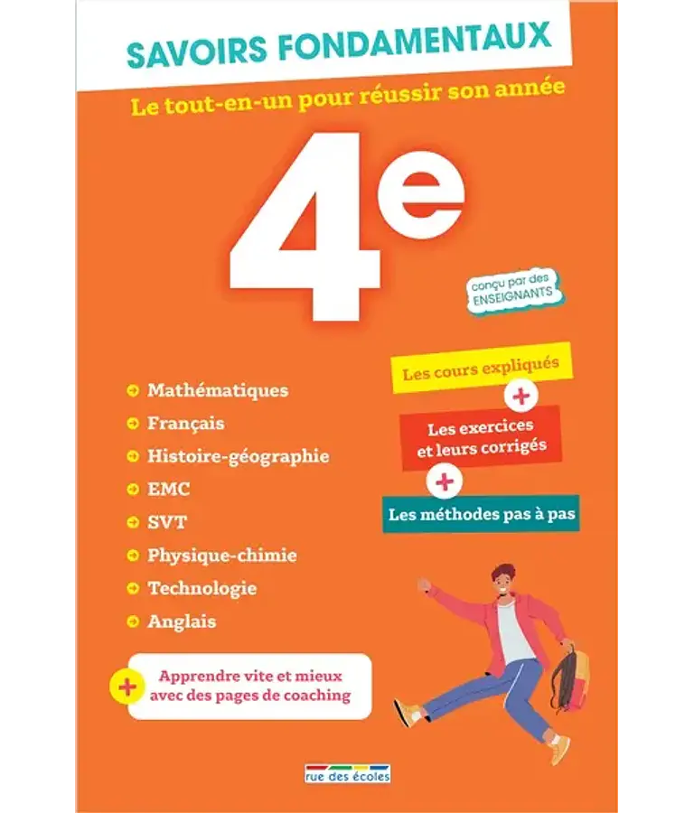 4e - Le tout-en-un pour réussir son année