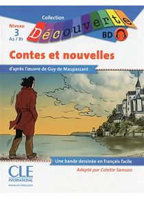 Contes et nouvelles, de Maupassant - BD français facile - A2/B1