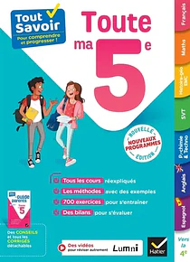 Tout savoir - Toute ma 5e