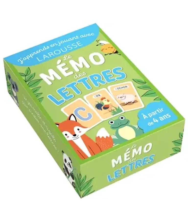 J'apprends en jouant avec Larousse - Le Mémo des lettres