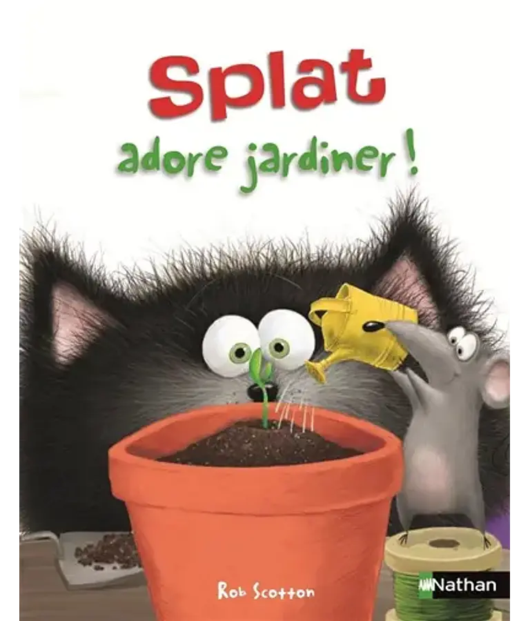Splat le chat - Splat adore jardiner !