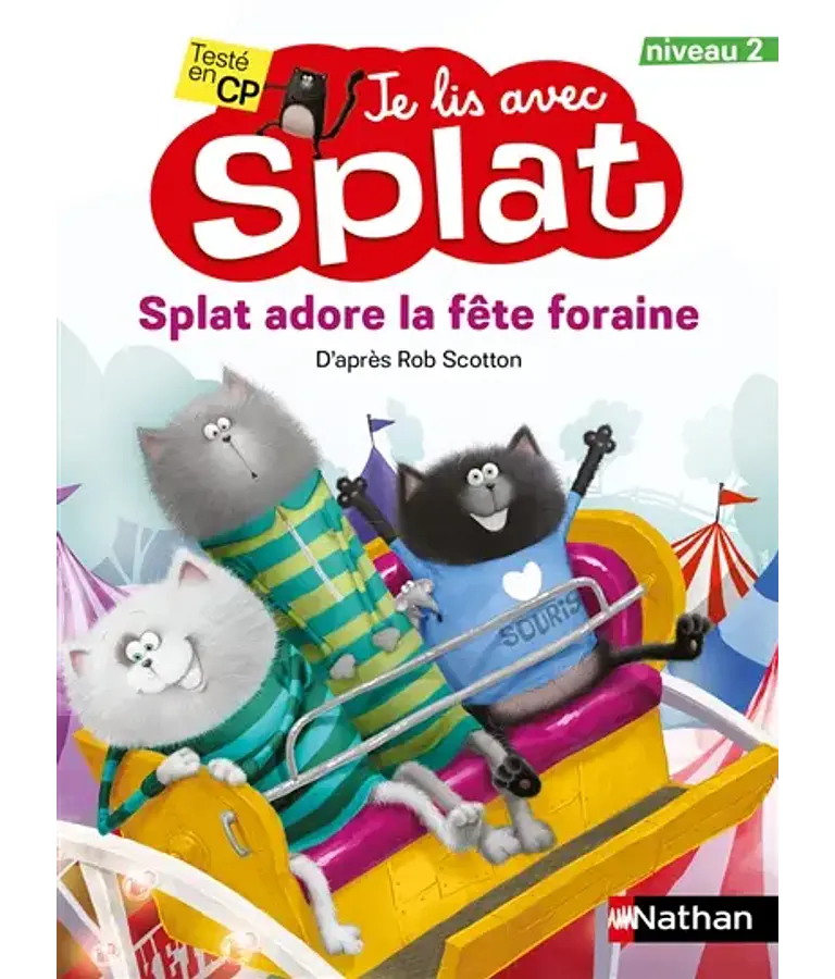 Je lis avec Splat - Splat adore la fête foraine