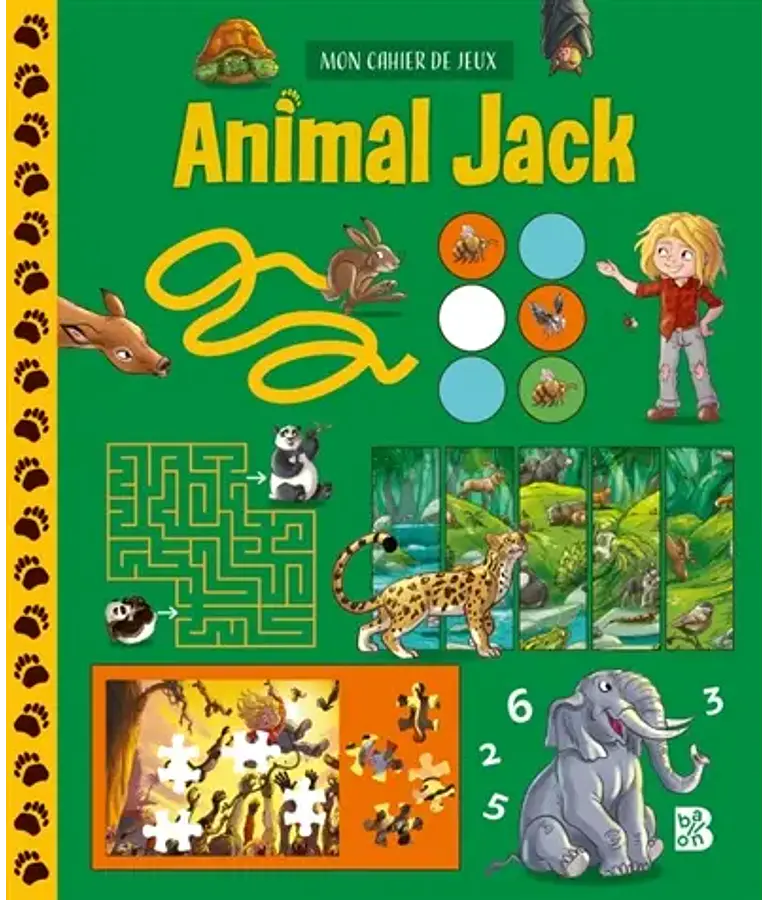 Mon cahier de jeux - Animal Jack