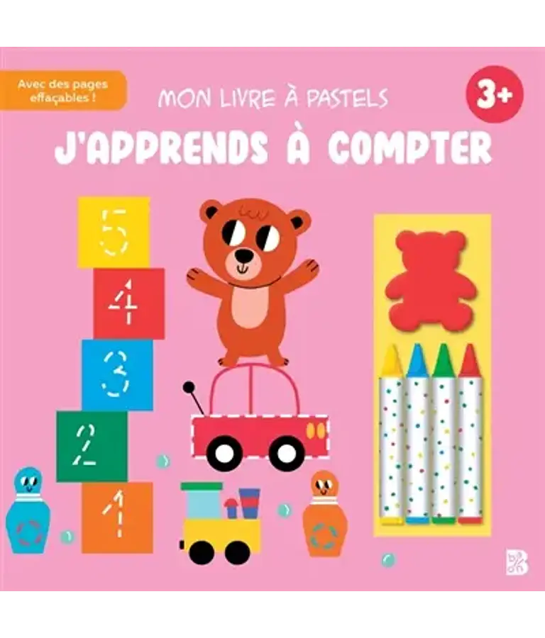 Mon livre à pastels - J'apprends à compter