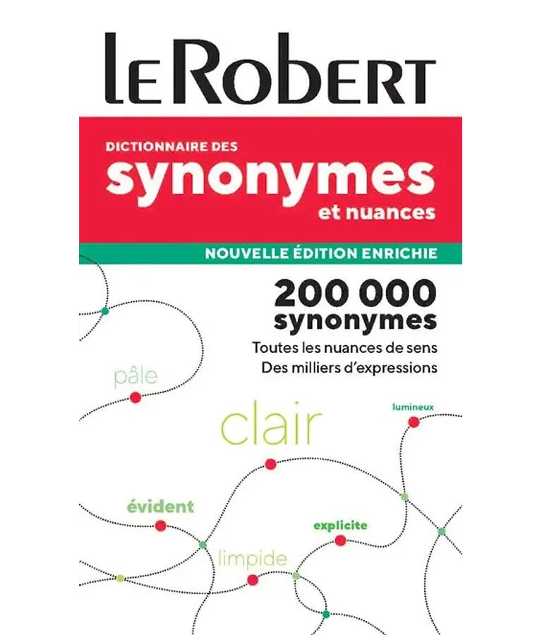 Dictionnaire -  Le Robert - Synonymes et nuances