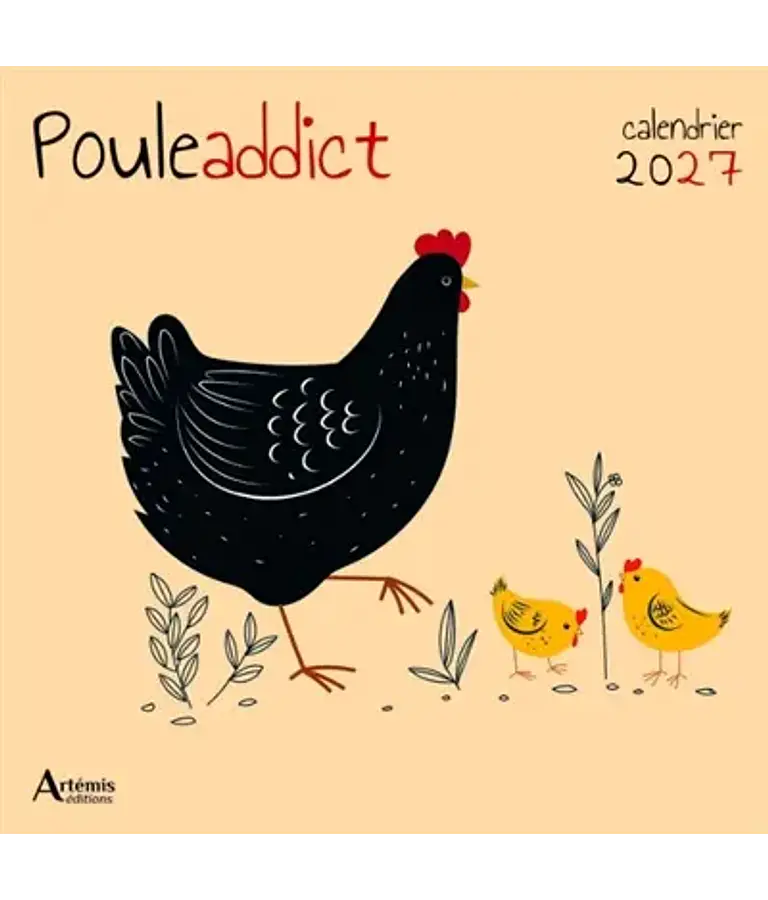 Calendrier 2027 - Poule addict 