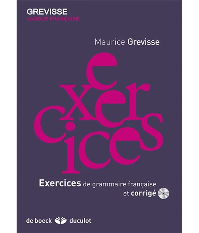 Exercices de grammaire française et corrigé 