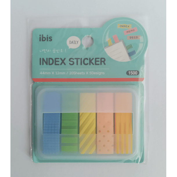 Notas adhesivas ibis, index sticker
