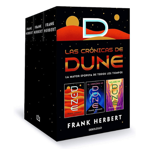 Las crónicas de Dune (pack con: Dune; El mesías de Dune; Hijos de Dune)  1