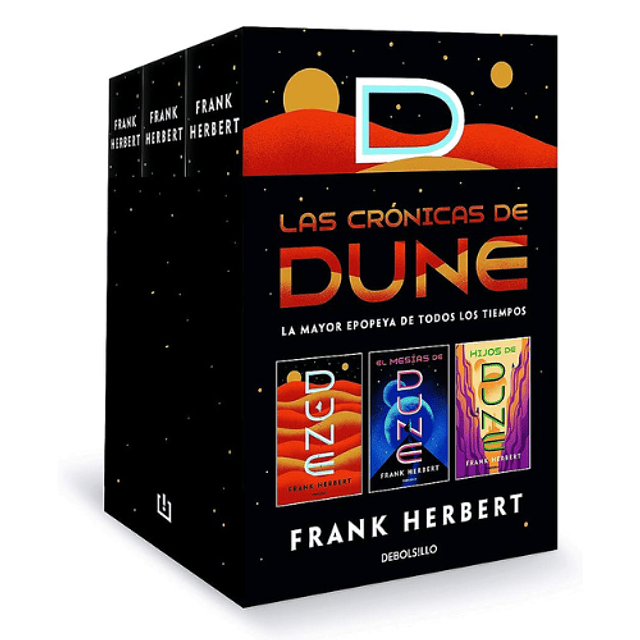 Las crónicas de Dune (pack con: Dune; El mesías de Dune; Hijos de Dune) 