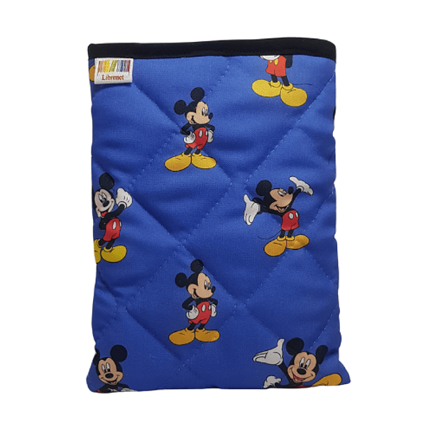 Funda - Diseño Mickey Mouse Color Azul - 17x23cms