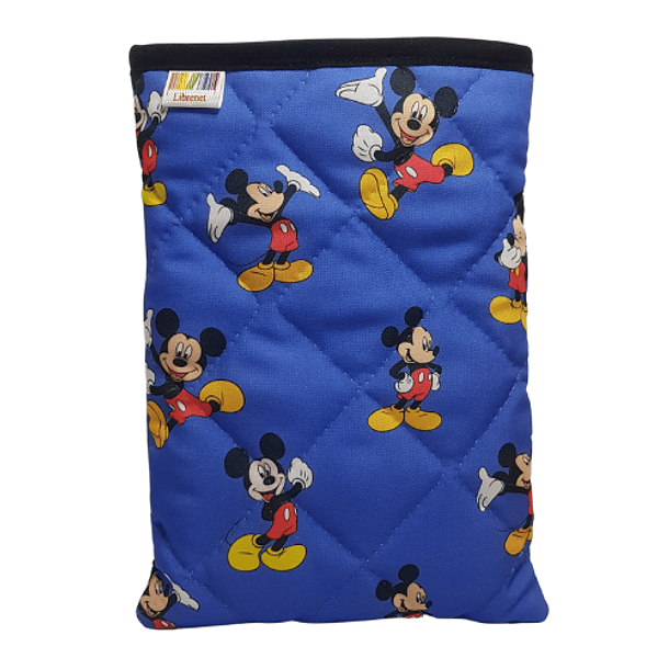Funda - Diseño Mickey Mouse Color Azul - 18x25cms