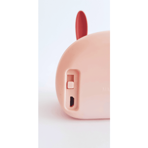 Mini lámpara de escritorio portátil Led con USB y Sacapuntas cerdito rosa