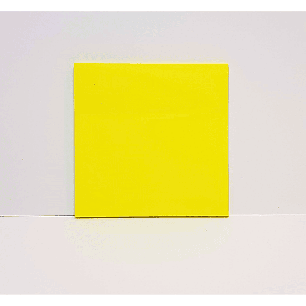 Notas adhesivas transparentes color amarillo