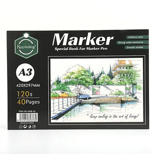 Block Sketchbook Para Dibujo Y Bocetos A3 40 Hojas 120grs