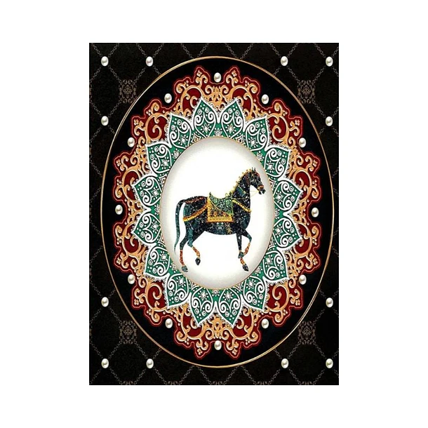 Instarry 5D Diamond Painting Kit Cavalli in Corsa Quadri Moderni