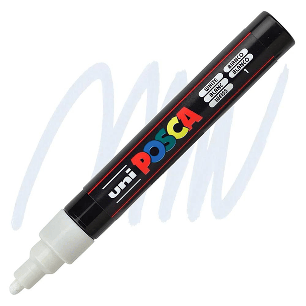 Marcador Uni Posca Punta Media 1,8 a 2,5 mm Por Unidad - PC 5M