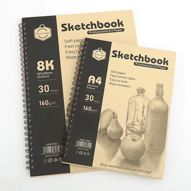 Cuaderno Sketchbook Bocetos Profesional A3 30 Hojas 160gr