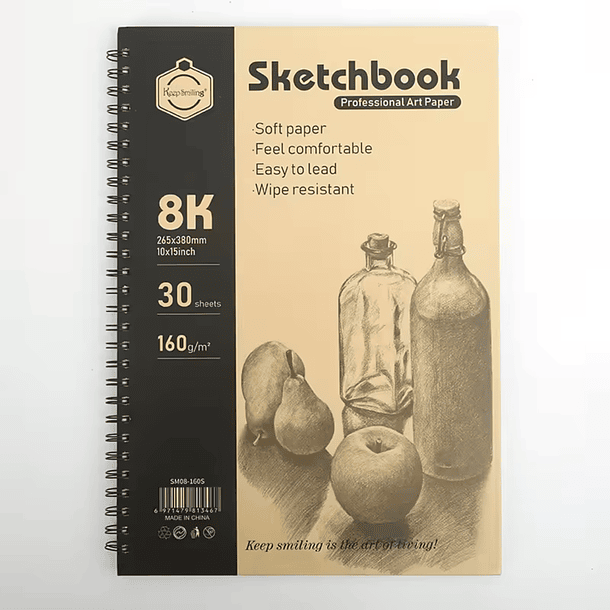 Cuaderno Sketchbook Bocetos Profesional A3 30 Hojas 160gr 1
