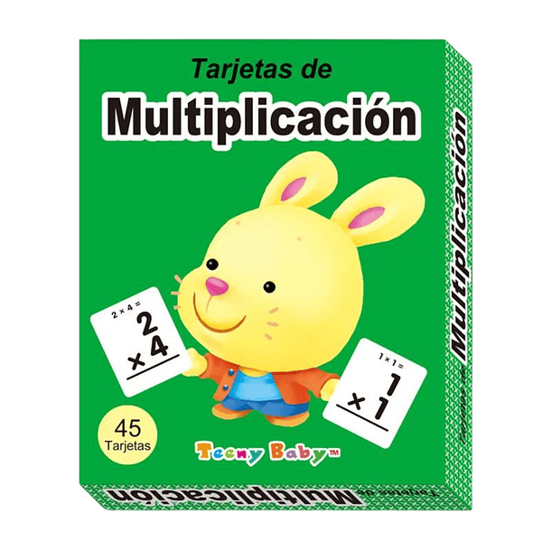 Pack 4 Set Tarjetas Didácticas Operaciones Matemáticas -Teeny Baby 6