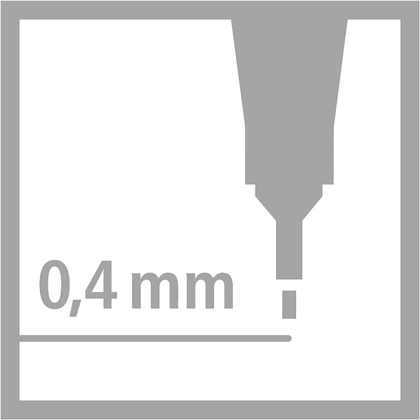 Set 6 STABILO Fineliner point 88 - F 0,4mm 8