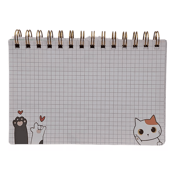 Planner Planificador Diario Y Semanal Diseño Gatos Kawaii 14