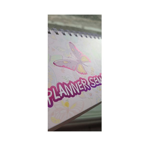 Planner Planificador Diario Y Semanal Diseño Mariposas 13