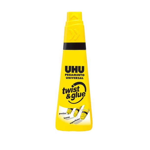 Adhesivo Universal Uhu Twist And Glue 90ml Transparente