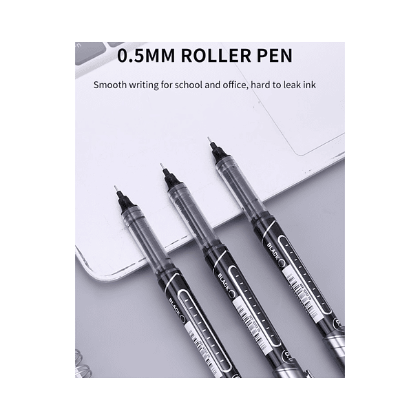 Lápiz Roller Pen Deli Mate 0,5mm Pack 12 unidades 5