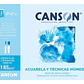 Block Pintura Canson Acuarela Y Técnicas Húmedas 1/8 185grs - Miniatura 1