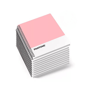 Pack 10 Cuaderno Universitario Pantone Colores Pastel Tapa Dura 7mm