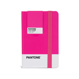 Libreta Pantone Pequeña Con Elástico Vertical Hoja Lineada