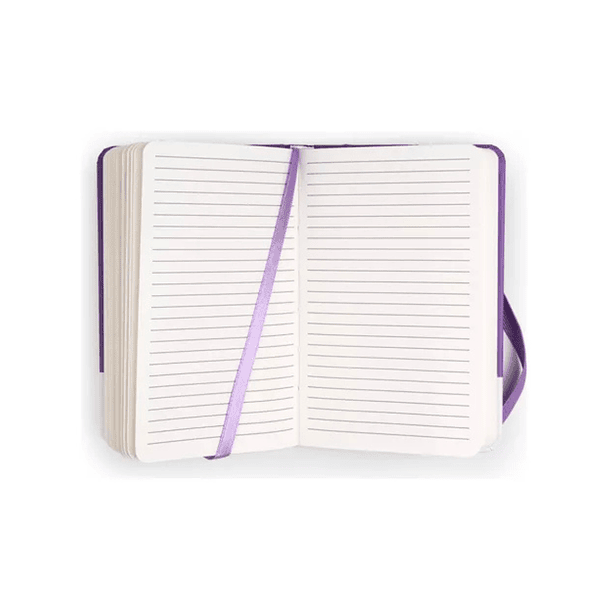 Libreta Pantone Pequeña Con Elástico Vertical Hoja Lineada 13