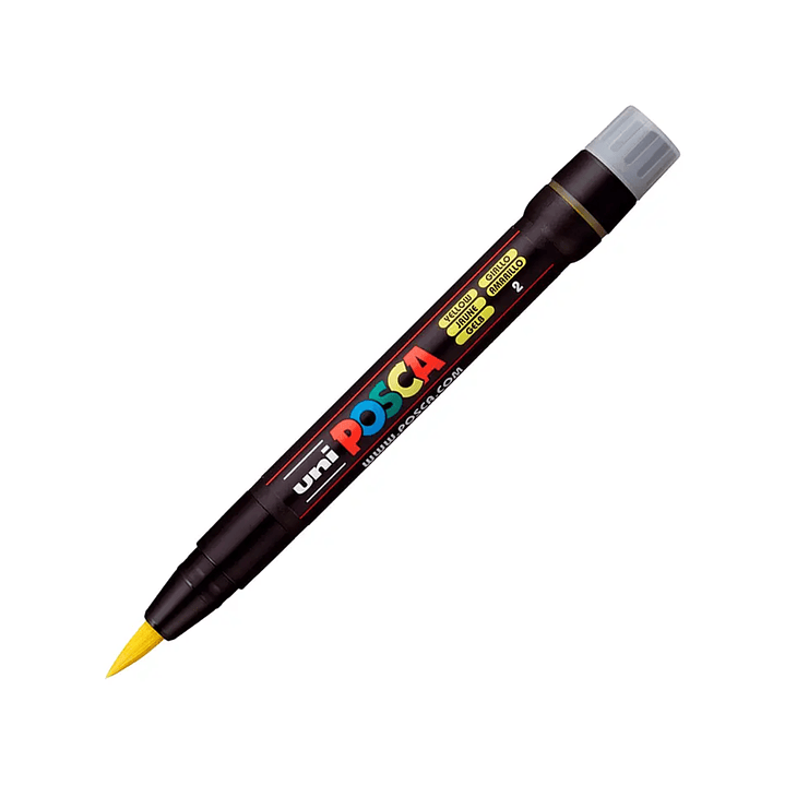 Marcador Posca Punta Pincel Pcf-350 Brush Pen  5