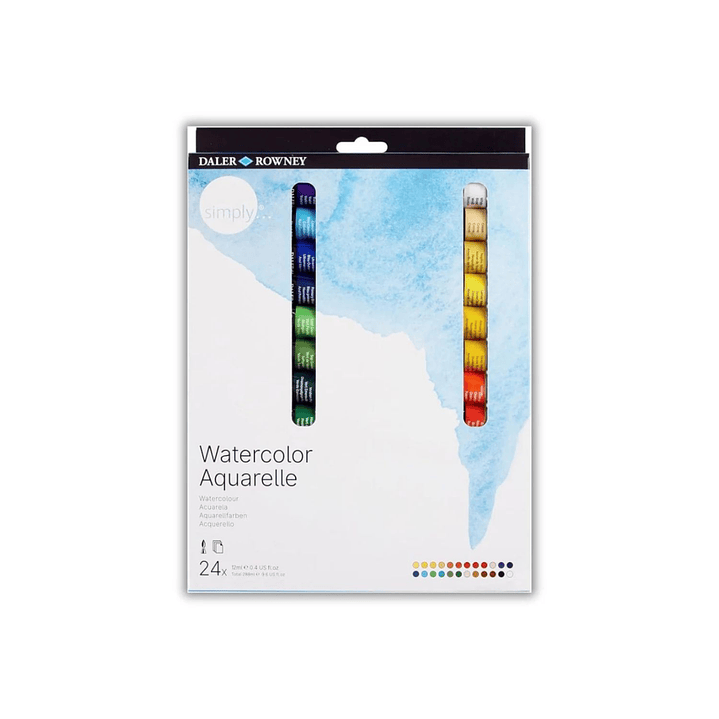 Set Acuarelas Tubos 12 ml Daler Rowney Simply 3