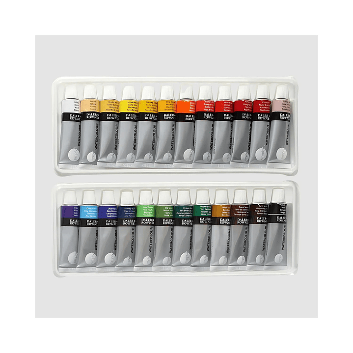 Set Acuarelas Tubos 12 ml Daler Rowney Simply 10