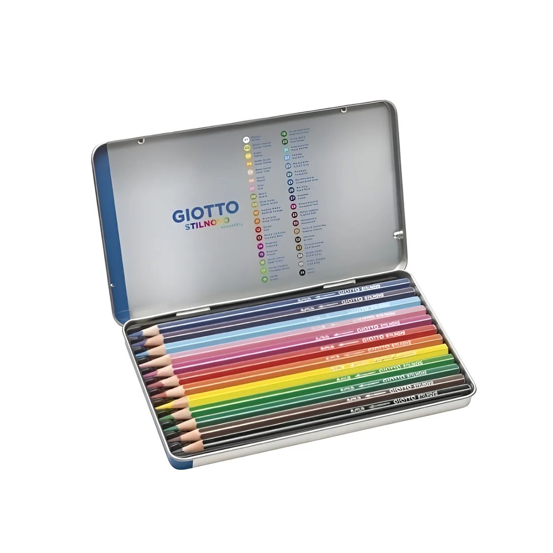 Lapices Giotto Supermina en Lata 12 Colores 3