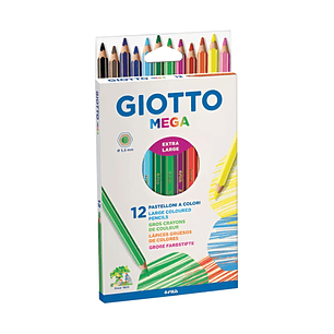 Lapices Giotto Jumbo Hexagonal 5,5mm 12 Colores