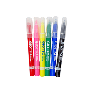 Marcador Giotto Decor Textile 6 Colores