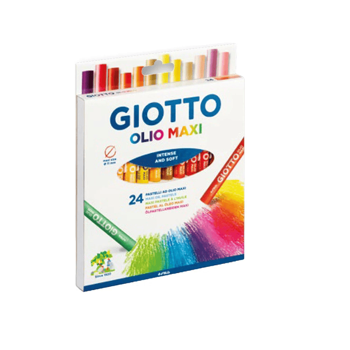 Lápices Pastel Oleo Giotto 24 Colores 1