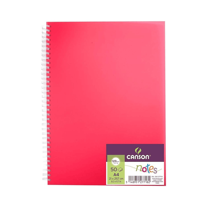 Cuaderno Dibujo Canson Notes A4 21x29,7cm 120gms 50 hojas  1