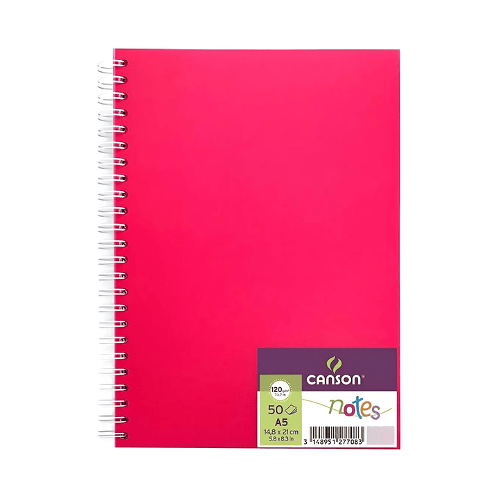 Cuaderno Dibujo Canson Notes A5 14,8x21cm 120gms 50 hojas  3