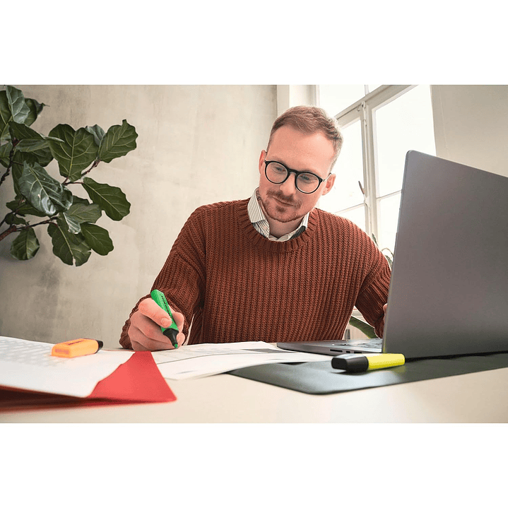 Destacadores Stabilo Boss Original Caja 10u. Color Amarillo 8