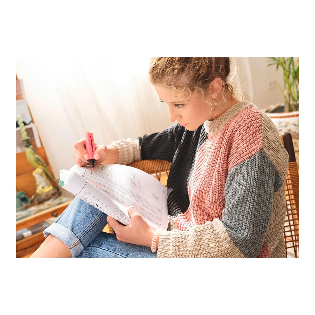 Destacadores Stabilo Boss Original Caja 10u. Color Naranjo 5