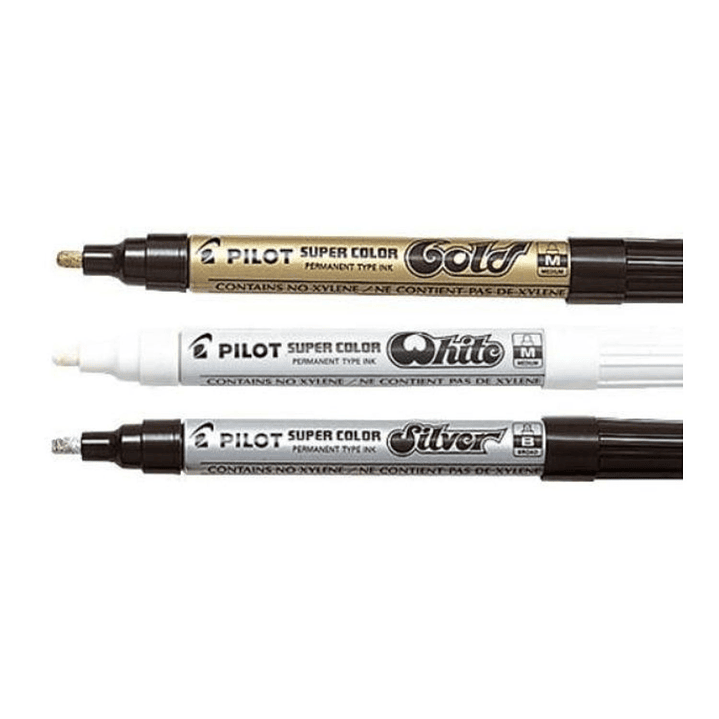 Marcador Pilot Óleo Plateado 4