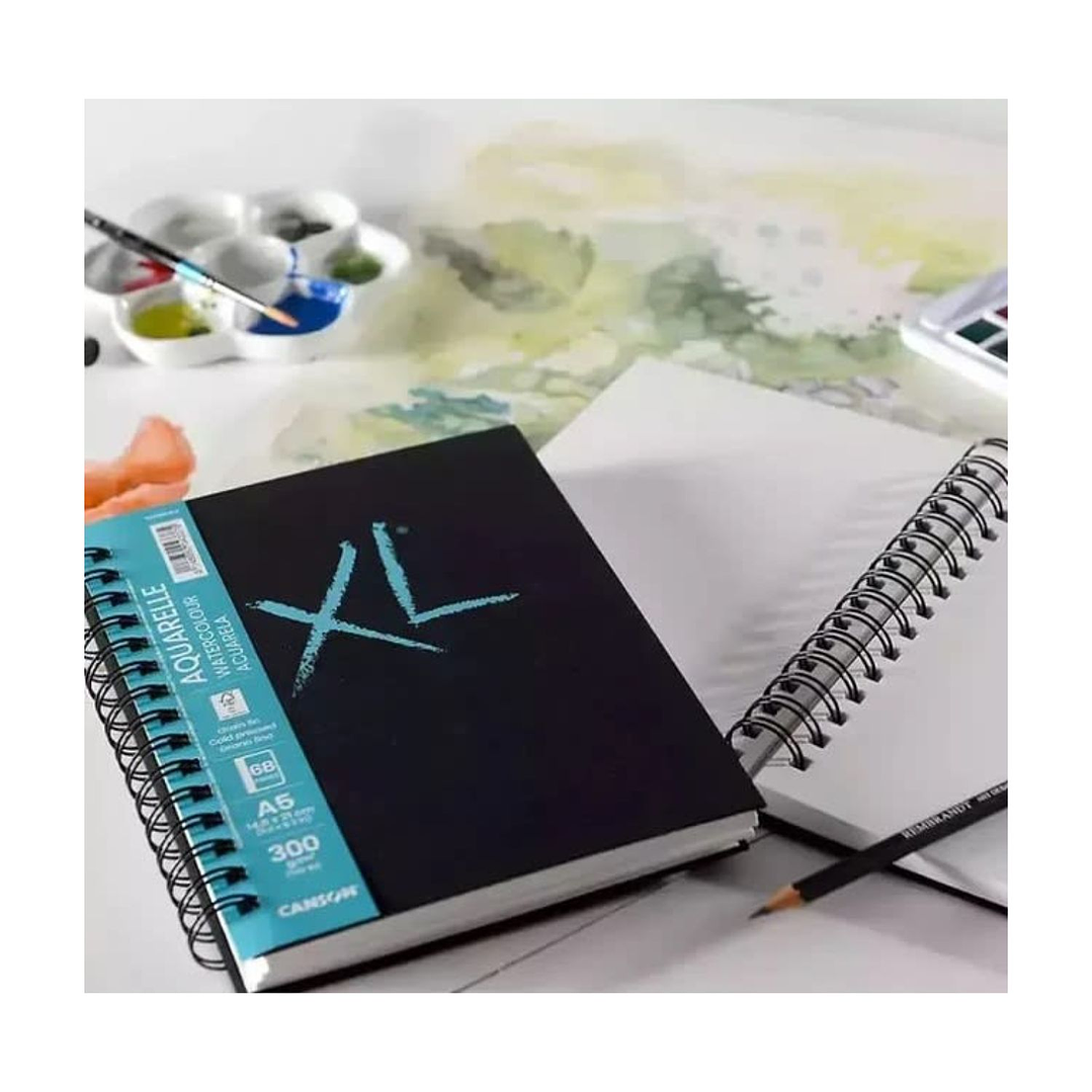 Croquera Canson XL Acuarela Art book A4 (21 x 29,7 cm) - 34 Hojas 300g/m2. 3