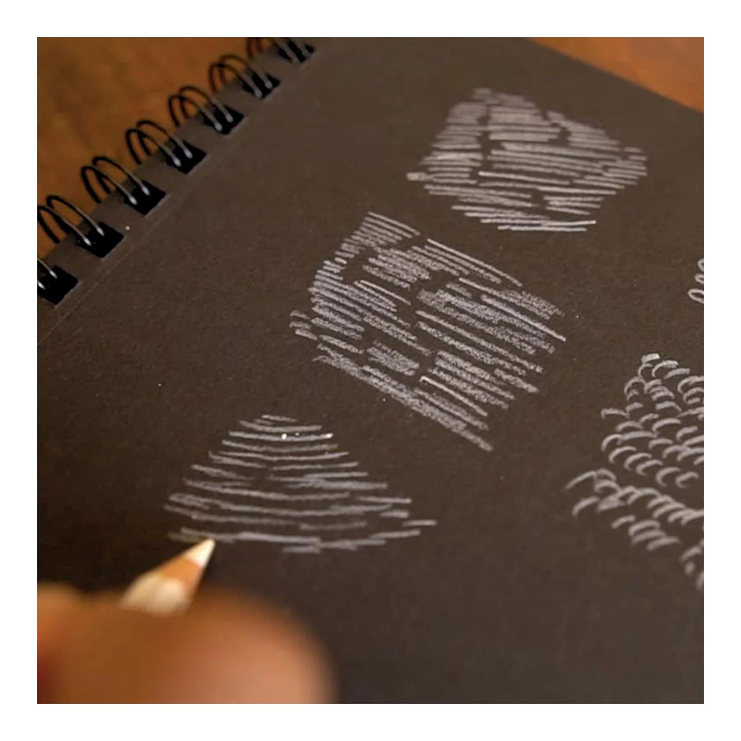 Croquera Dibujo Hoja negra Canson Xl A3 (29,7x42cm) 40 Hojas 150g/m2 3