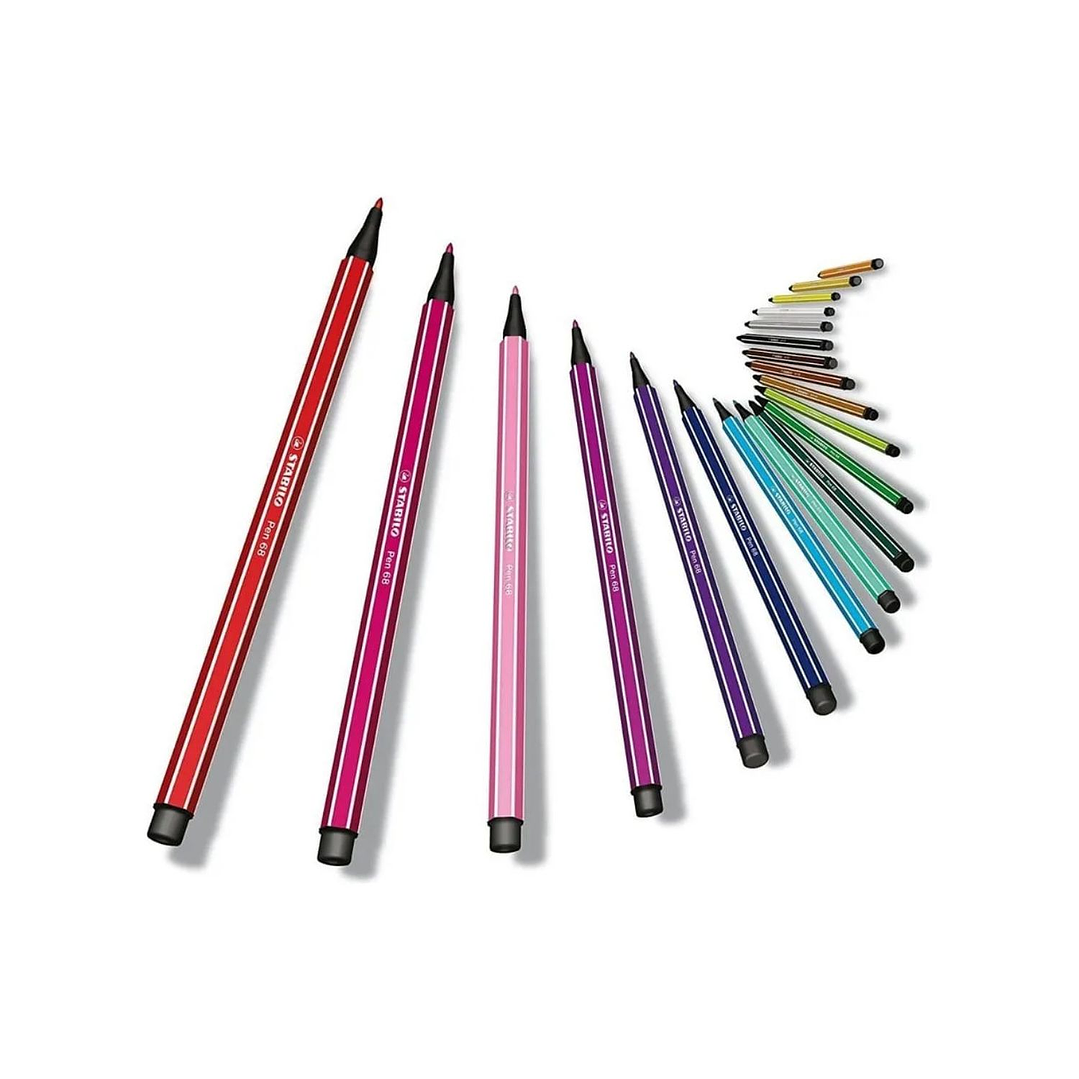 Stabilo Pen 68 Zebrui Estuche Berry Set 20 Marcadores 7