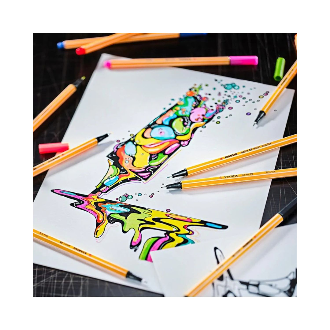 Lápices Stabilo Point 88 Pastel Love Set 12 Unidades 9